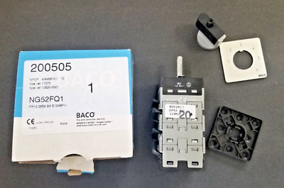 Baco PR12 2652 B8 E Q48PN - ND52FQ1 -  Rotary Cam Switch - New Old Stock In Box