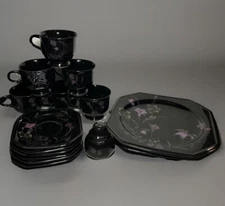 Mikasa Continental Ebony Garden F3701 Replacement Dishes for you Set