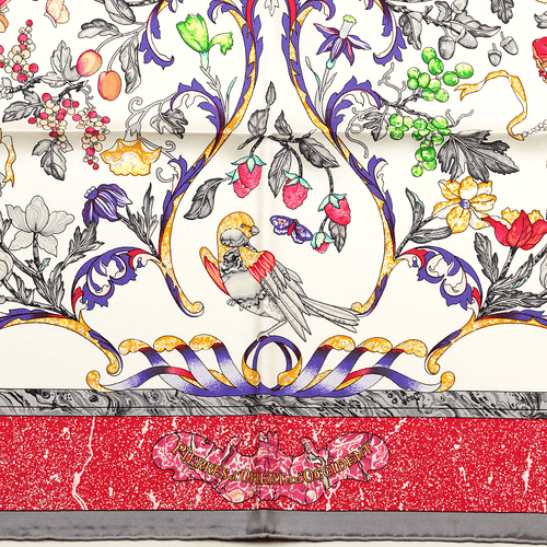 Hermes Scarf PIERRES D'ORIENT ET D'OCCIDENT 90cm Silk Carre ZOE PAUWELS - Picture 2 of 6