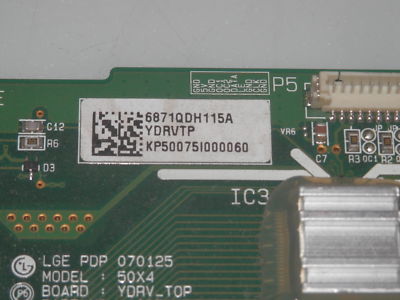 Carte électronique VIZIO YSUS EBR30597501 (6870QYC004D) Pour P50HDTV10A - Occasion
