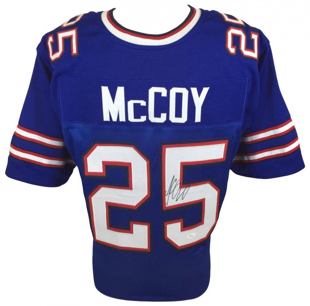 LeSean McCoy Autographed Signed Buffalo Bills Home Blue Jersey (JSA COA) 5x Pro Bowl R.B. 