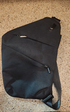 Osoce BLACK Sling Bag Chest Backpack Casual Daypack Crossbody - New