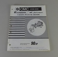 Catalogo Parti OMC Johnson / Evinrude 90 CV Modelli Anno 1968