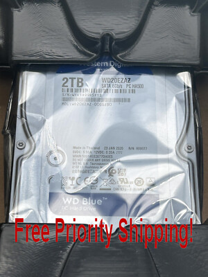 Western Digital 2TB SATA WD20EZAZ-00GGJB0 23 JAN 2020 Hard Drive NEW open box!