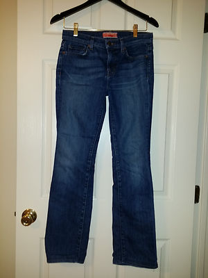 J BRAND BOUTIQUE HAVANA BOOT CUT LOW RISE STRETCH BLUE JEANS SIZE 27