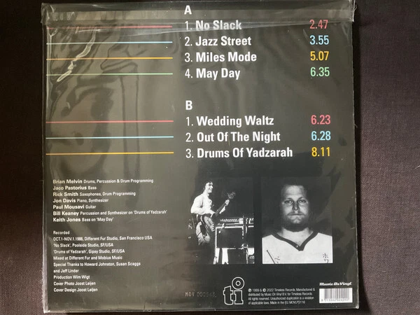 Jaco Pastorius, Brian Melvin - Jazz Street (LP, Ltd, Num, RE, RM, Tur) (Mint (M) - Image 2 of 4