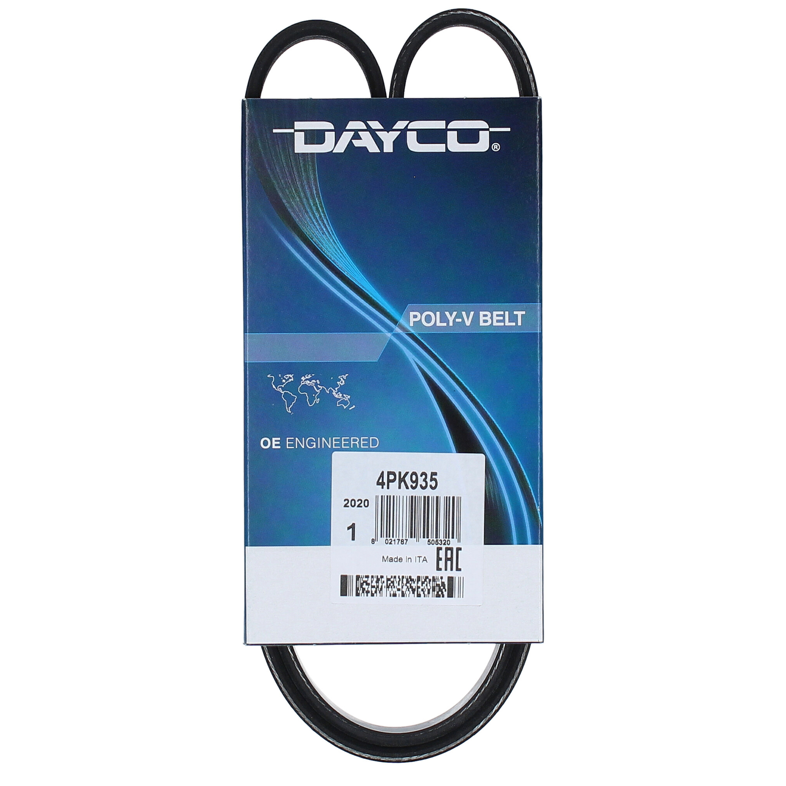 Cinghia Poly-V Dayco Ausiliaria per Suzuki Vitara (Et/Ta) Santana Vitara 4PK935