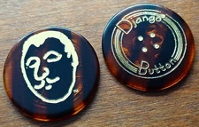 Django Reinhardt Button Guitar Picks 2 picks (Gold )