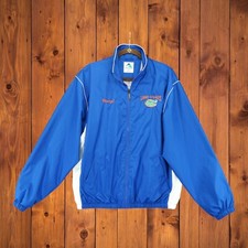 Augusta Sportswear Florida Gators Blue Full Zip Windbreaker Jacket Size Medium
