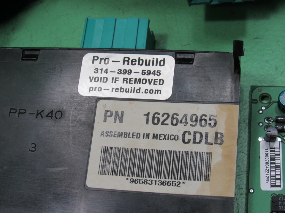 CHEVY SILVERADO K2500 C2500 C3500 TRUCK ANTI-THEFT PASSLOCK VATS MODULE 16264965 - Image 2 of 4