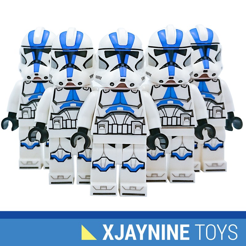 GENUINE LEGO STAR WARS 501st Legion Clone Trooper Minifigs Five Squad Pack NEW