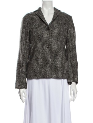 Jil Sander Gray Alpaca Soft Jacket/Blazer Sz 38/IT/US 6