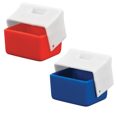 Set of 2 Coolers for WWE & AEW Wrestling Action Figures: Red & Blue - 第 1/1 張圖片