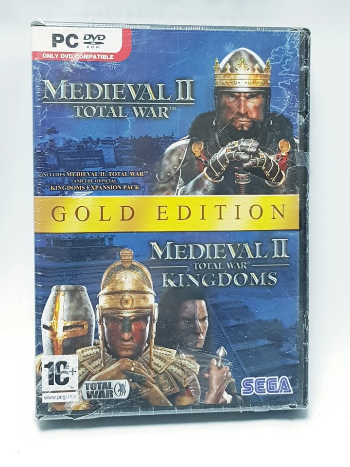 Medieval II  Total War Gold Edition PC Game + Kingdoms Expansion DVD ROM Sealed - Image 3 of 4