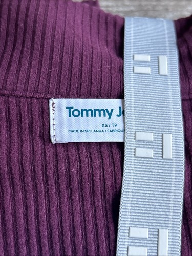 Tommy John Para Mujer Cepillado Acanalado Manga Larga Top Pijama Pantalón Conjunto PJ Talla XS NUEVO CON ETIQUETAS $136 - Imagen 5 de 7