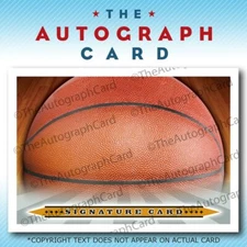 The Autograph Card Blank Signature cards BASKETBALL