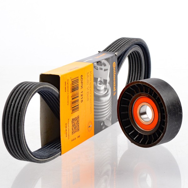 Contitech 6DPK1215 Keilrippenriemen + Rolle FüR Caddy T5 Alhambra VW Seat-image