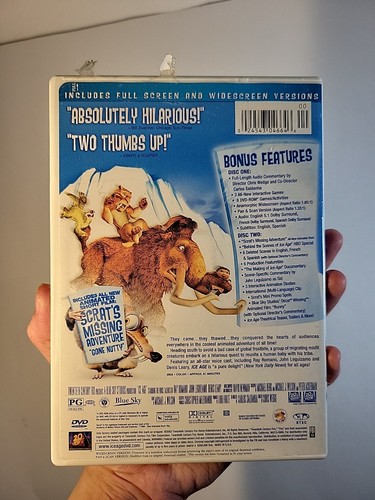 Ice Age (DVD, 2002, 2-Disc Set, Includes Full Frame and Widescreen Versions) - Picture 3 of 7
