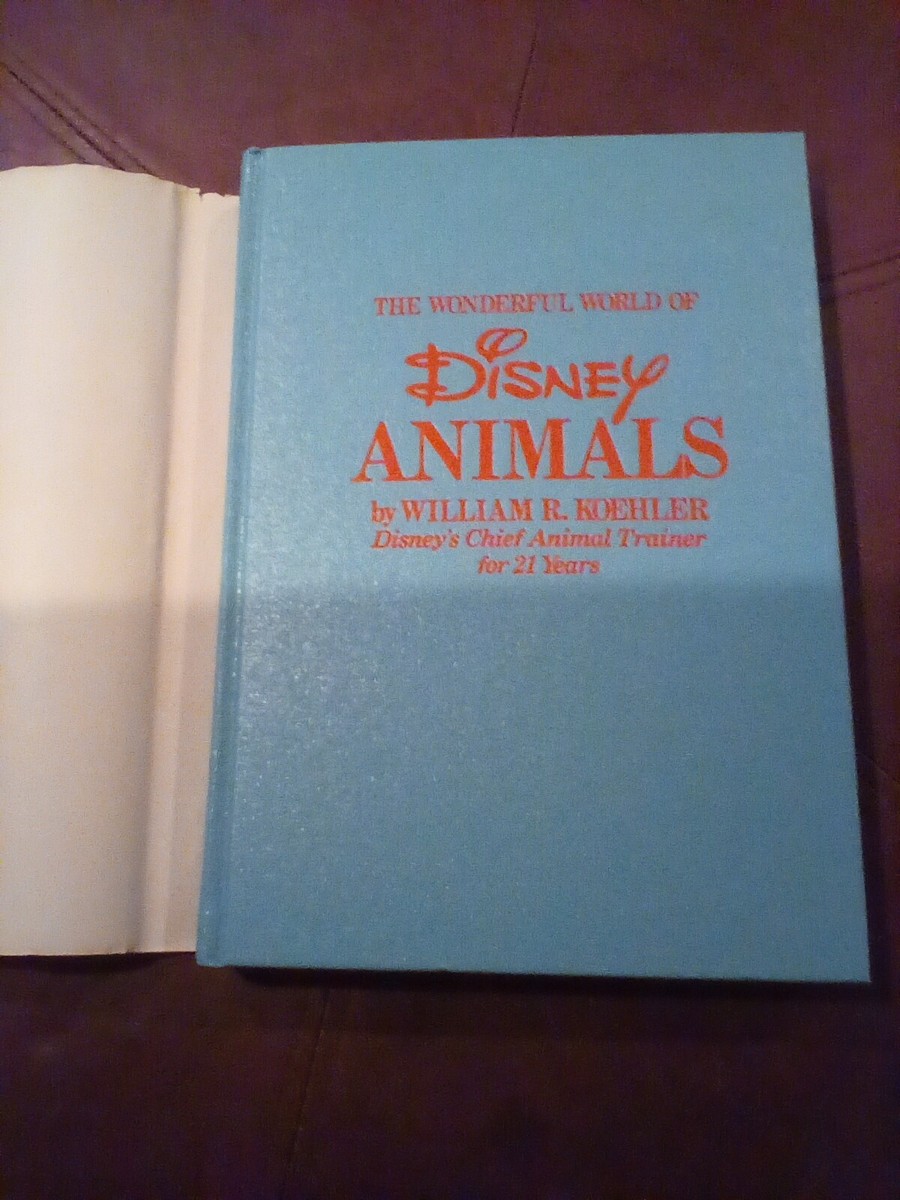 Wonderful World of Disney Animals 1979 book Koehler HC with dust