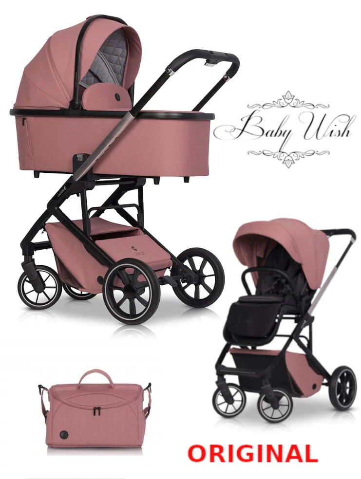 CAVOE MOI+ BABY PRAM KIDS STROLLER 2in1 CARRYCOT + PUSHCHAIR