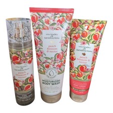 Vera Bradley Bath Body Works Peach Blossom Nectar Body Care Set Peach