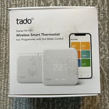 tado° Starter Kit V3+ Wireless Smart Thermostat | Programmer with Hot Water