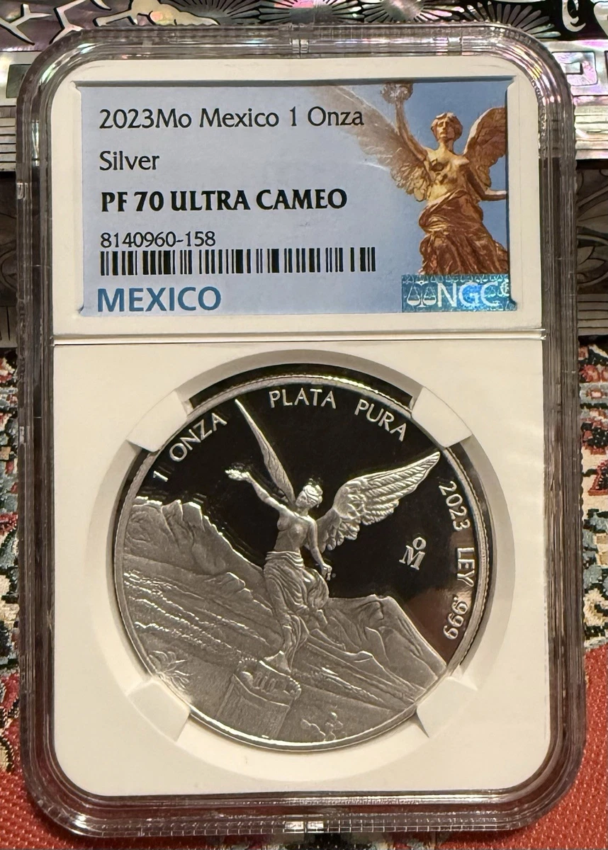Mexican Libertad Proof NGC Certified Silver Bullion Coins Just