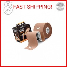 OK TAPE Kinesiology Tape 10 inches Precut, 20 Strips, Cotton Elastic Athletic Ta
