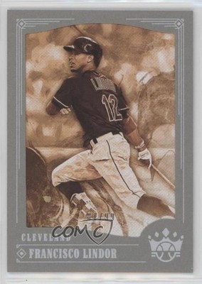 2018 Panini Diamond Kings Sepia Variation Gray Frame 31/99 Francisco Lindor hx2