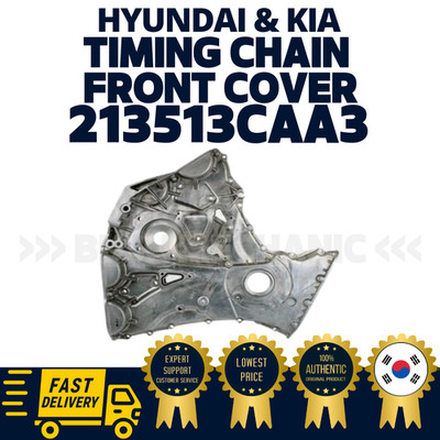 時雨 GENUINE OEM Hyundai Kia Timing Chain Front Cover 213513CAA3 | eBay