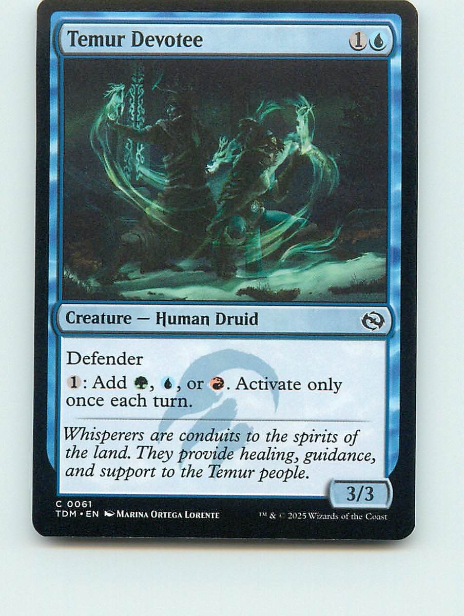 Temur Devotee C61 MTG Tarkir: Dragonstorm (TDM)