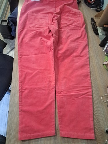 Neu mit Etikett Lucy and Yak Cord-Latzhose rosa Bauern 98 % Baumwolle Größe UK 12R US 8R - Bild 2 von 24