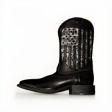 Ariat Men's Sport VentTEK Western Boot - Black/Camo -10044563 Size 9.5 D New