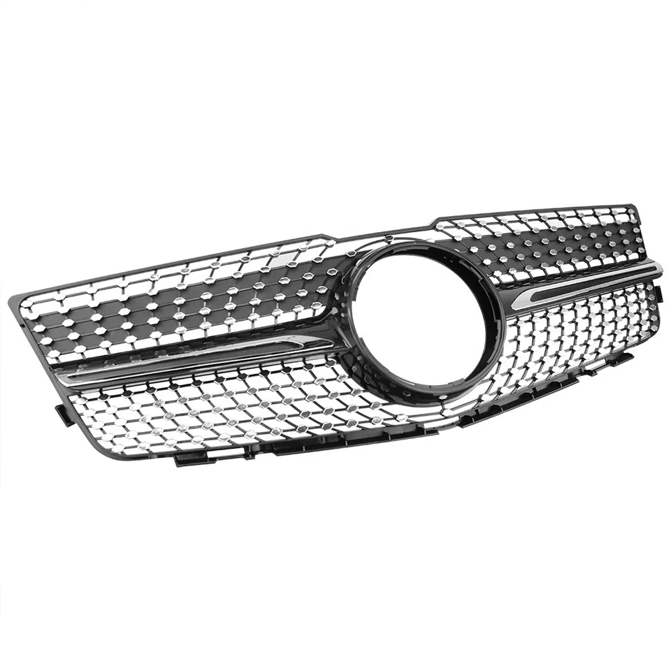 Black Grill For Mercedes-Benz GLK-Class X204 GLK350 2009-12 Front Bumper Grille Foto 4 de 4