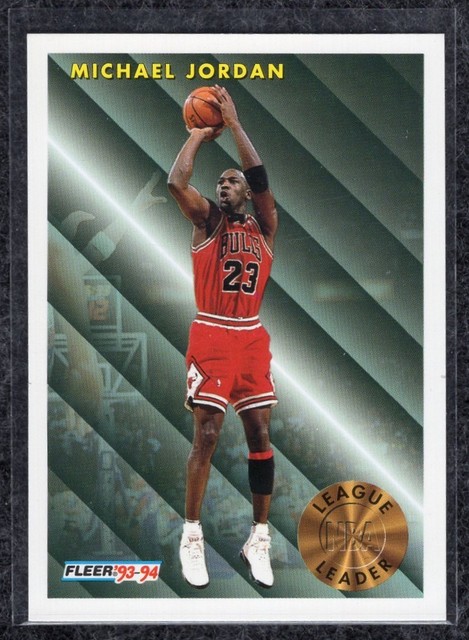 1993-94 Fleer League Leader Michael Jordan #224 Chicago Bulls