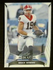 2023 Leaf Draft Brock Bowers Rookie RC #18 Georgia Bulldogs Raiders