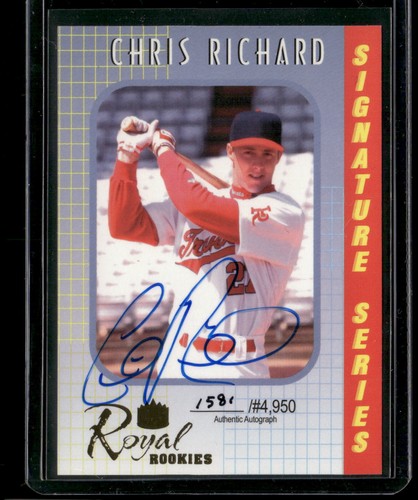 2000 Royal Rookies #13 Autographs Chris Richard #/4950 - Picture 1 of 2