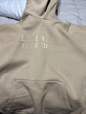 Essentials Sand Hoodie Large