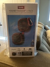 New ION Magnet Rocker Portable Bluetooth Speaker Black iSP153 2-Pack