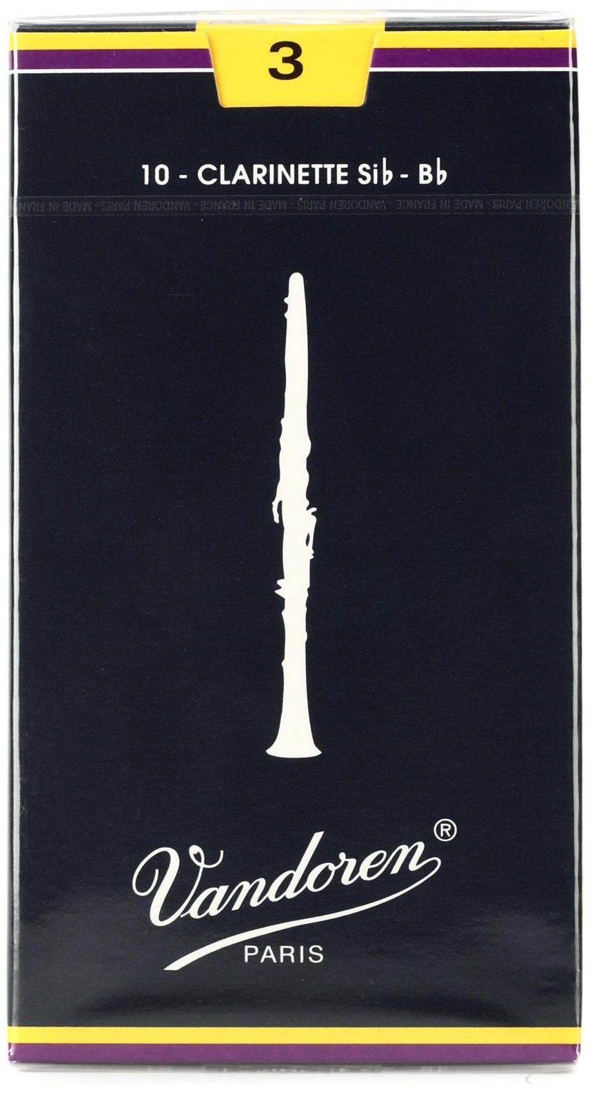 Тростник для кларнета Vandoren CR103 Traditional Bb - 3.0 (10 упаковок) (5 упаковок) в комплекте
