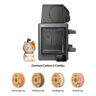 ELEGOO Centauri Carbon 2 Combo 3D-Drucker Geschwindigkeit 500mm/s 3D Printer EU