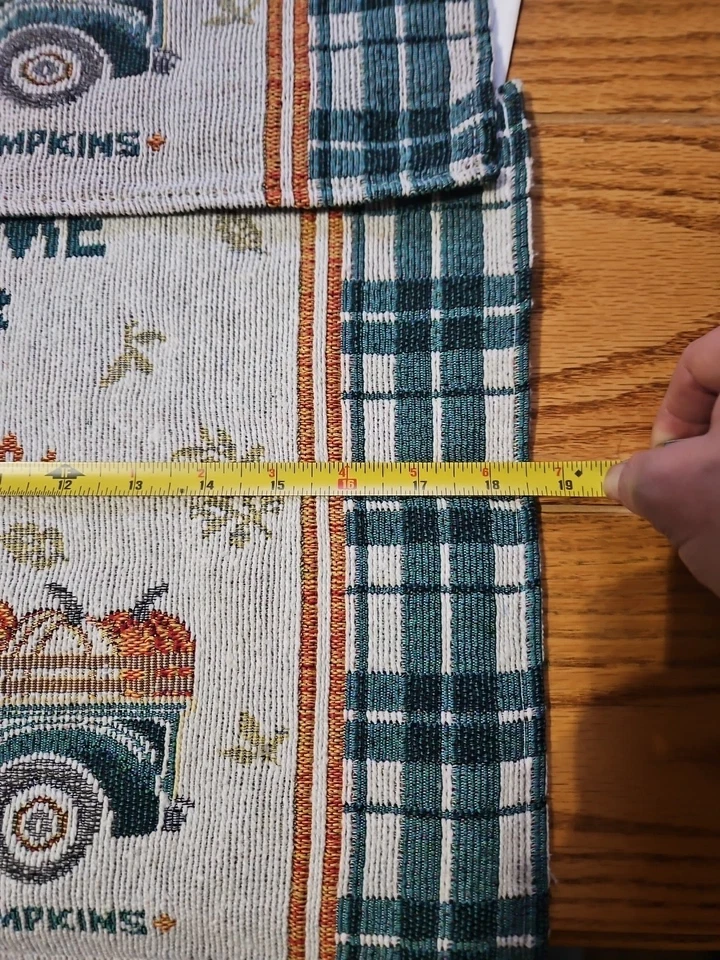 Lote de 2 manteles individuales de otoño Foto 4 de 4