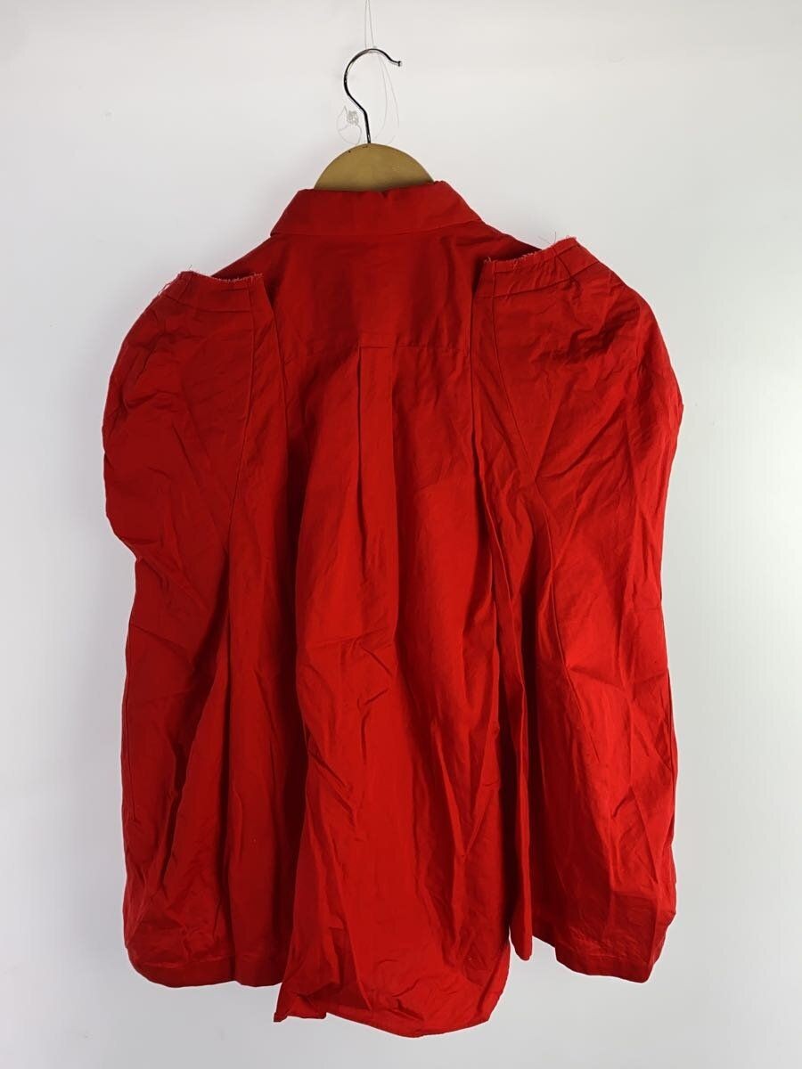 COMME des GARCONS◆長袖ブラウス/S/コットン/RED/GA-B013// COMME des GARCONS blouse long sleeve S cotton RED GA-B013
