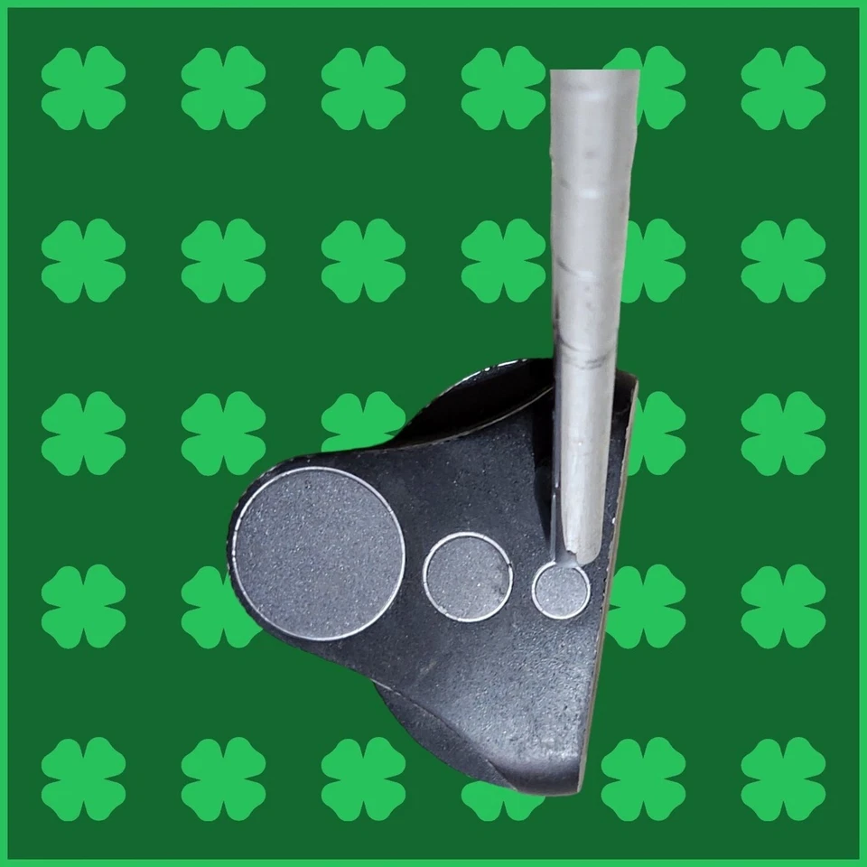 Vtg Wilson VII Alignment System RH Black Jack Putter Steel Shaft - Image 2 of 4