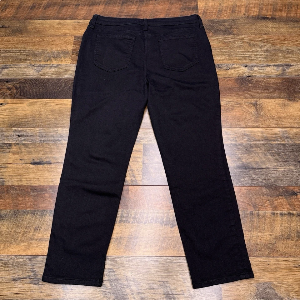 Chicos So Slimming Girlfriend Slim Leg Ankle Jeans 1P Black Mid Rise Stretch - Image 3 of 4