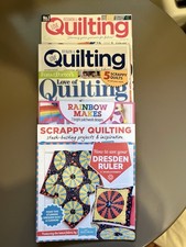 PATCHWORK & QUILT magazine  x 3 Bundle expert advice, patterns article 465