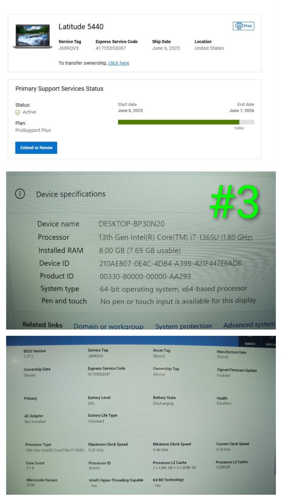 Dell Latitude 5440, 14-Inch Laptop, with Intel Core i7 13th Gen., Windows 11 Pro