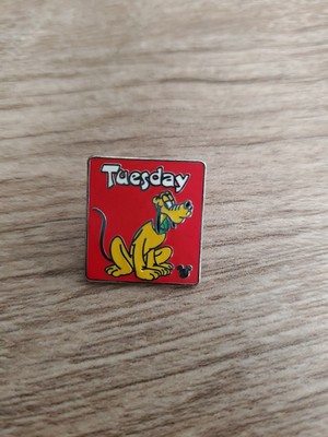 Disney Pins 2013 Disney Hidden Mickey Series Pluto Days of the Week TUESDAY 