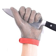 Cut Resistant Chainmail Glove, Food Grade Stainless Steel 316 Hand Protective...