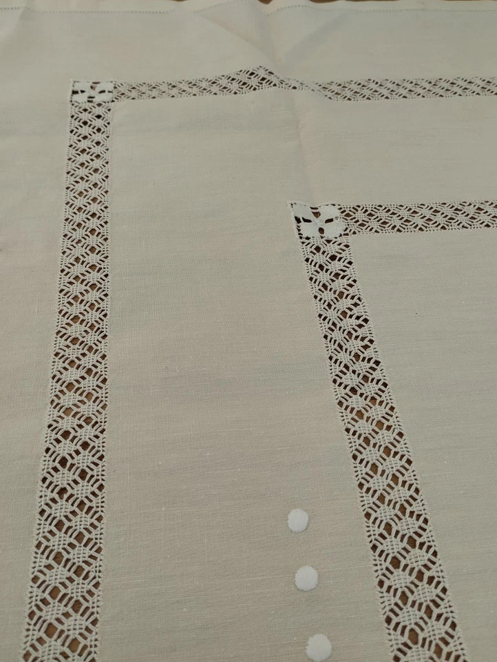 Napperon en Lin Brodé - Photo 2/3